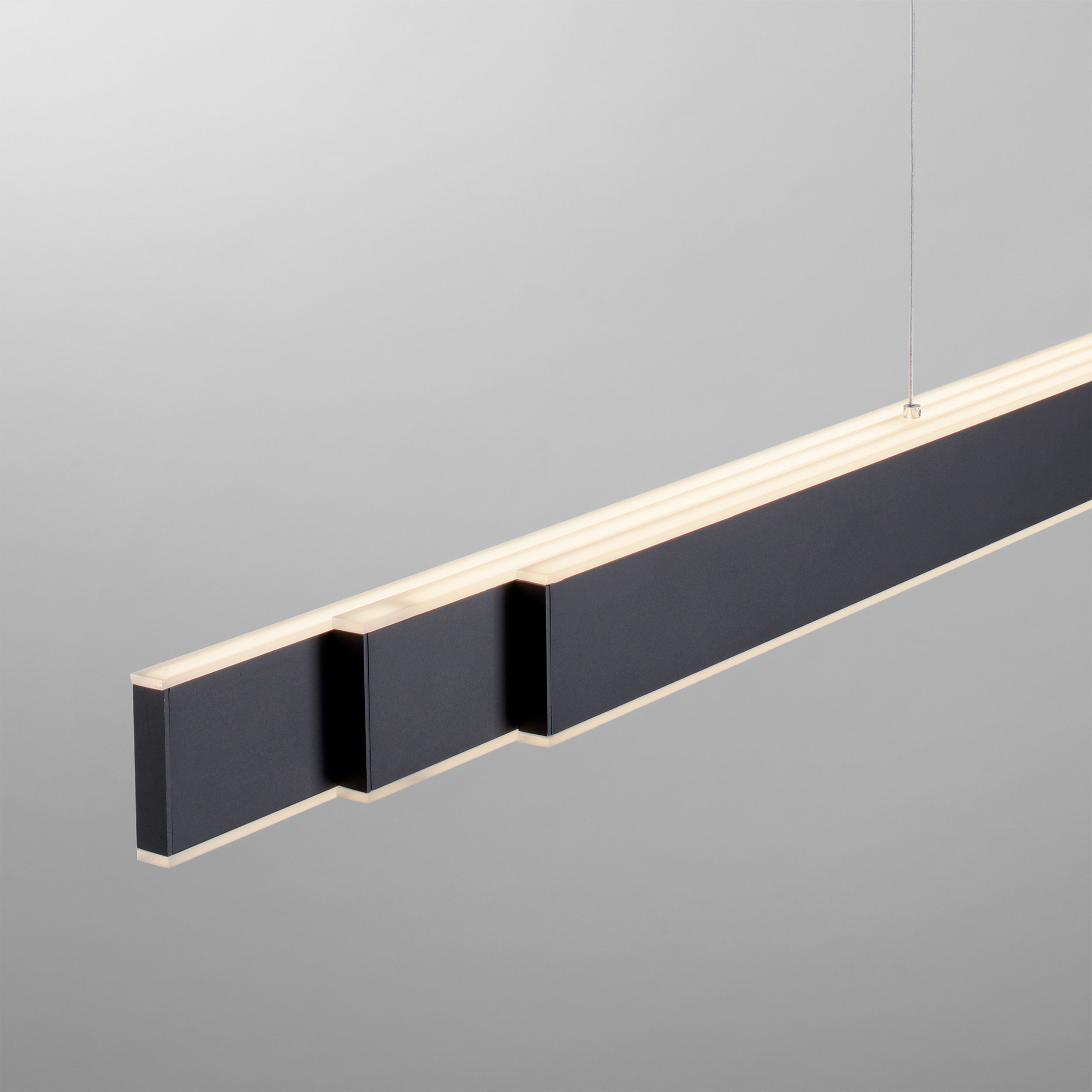 PURELED-Pendelleuchte 6flg