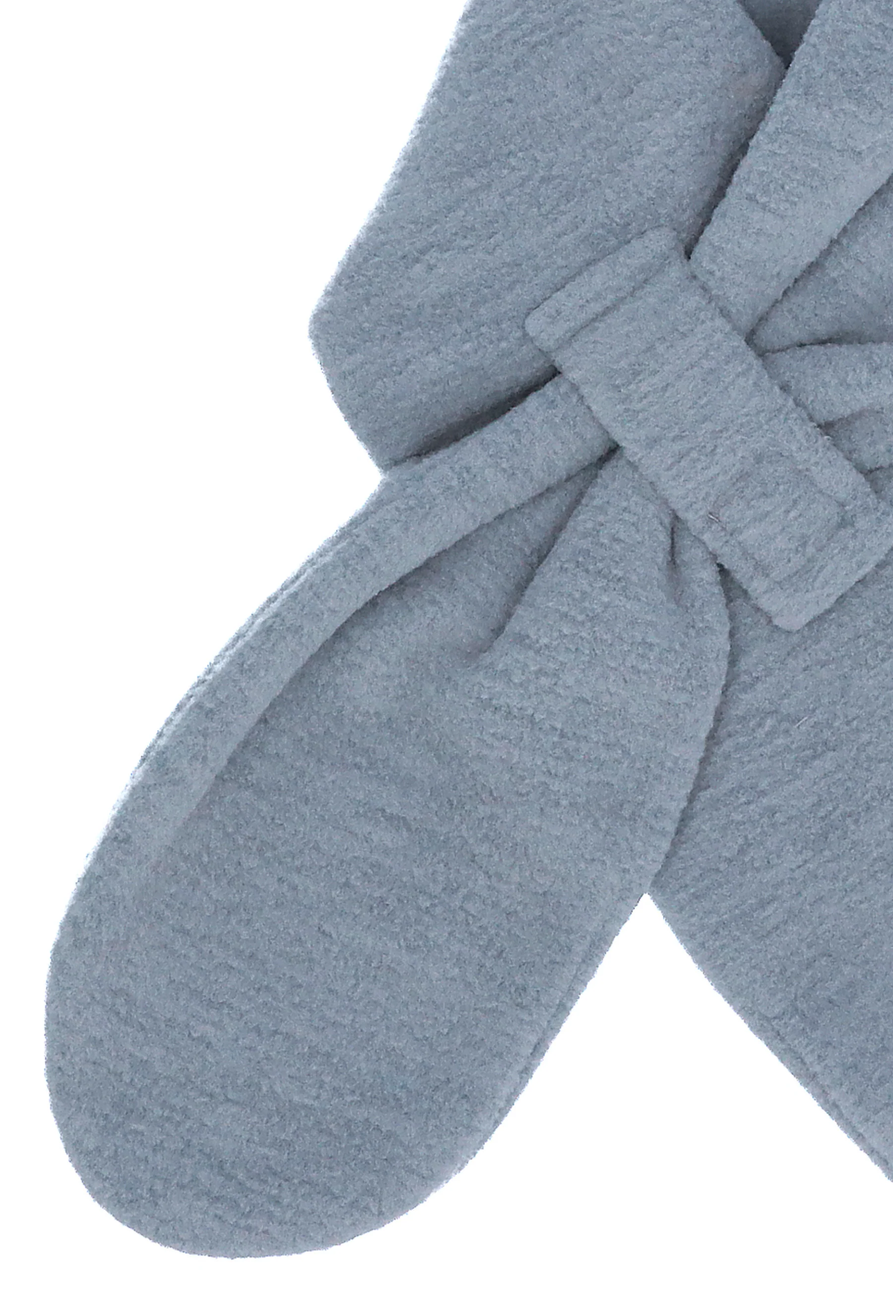 Schal aus Microfleece melange (recycelt) m. Riegel