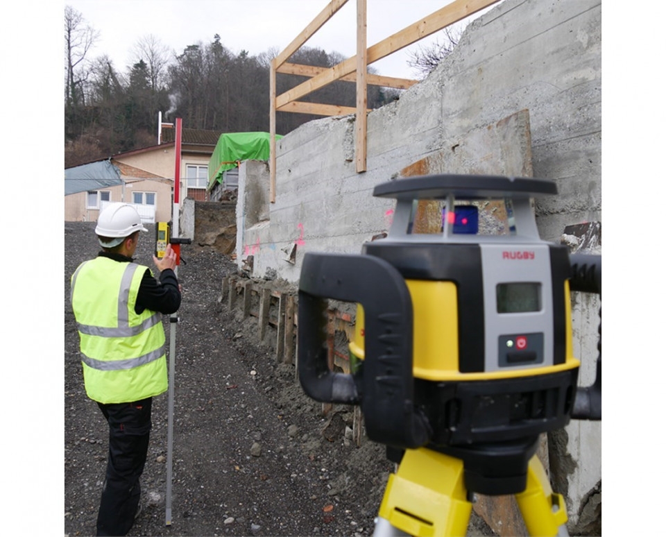 Leica 6016030 Rugby CLA-ctive CLX 550 laserski merilnik z dvojnim naklonom