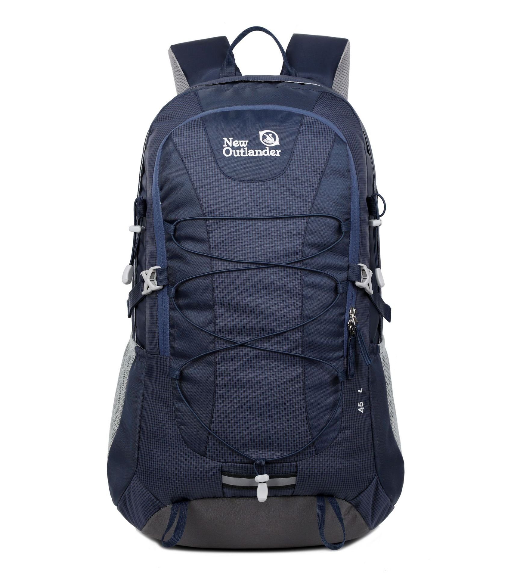 Geborgenheit Wanderrucksack 45L Wanderrucksack (Reiserucksack Outdoor Wandern Rucksack Für Wandern, Bergsteigen, Camping, Einstellbares Design), Herren Damen Wasserdichter Trekkingrucksack