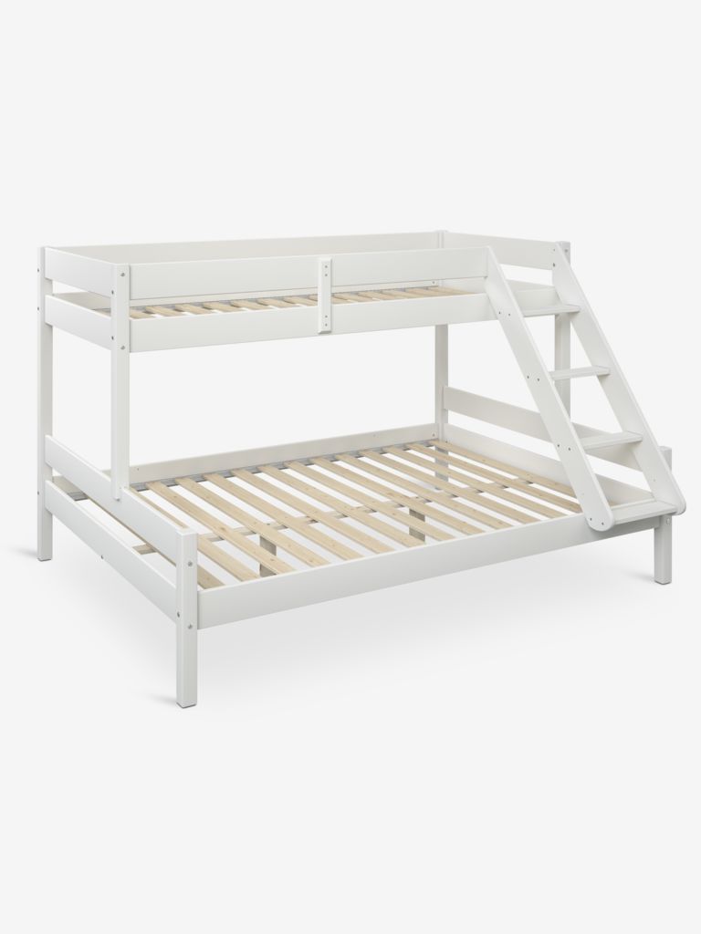 VESTERVIG Łóżko piętrowe VESTERVIG 90/150x200 w tym. drabina biała