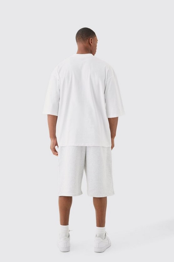 Oversize T-Shirt mit halben Ärmeln