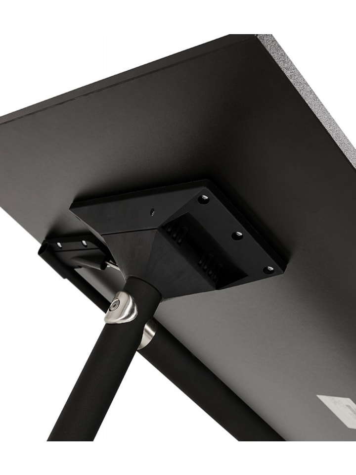 KADIMA DESIGN Klappschreibtisch aus Aluminium mit Melaminholzplatte | Elegant in Schwarz günstig kaufen