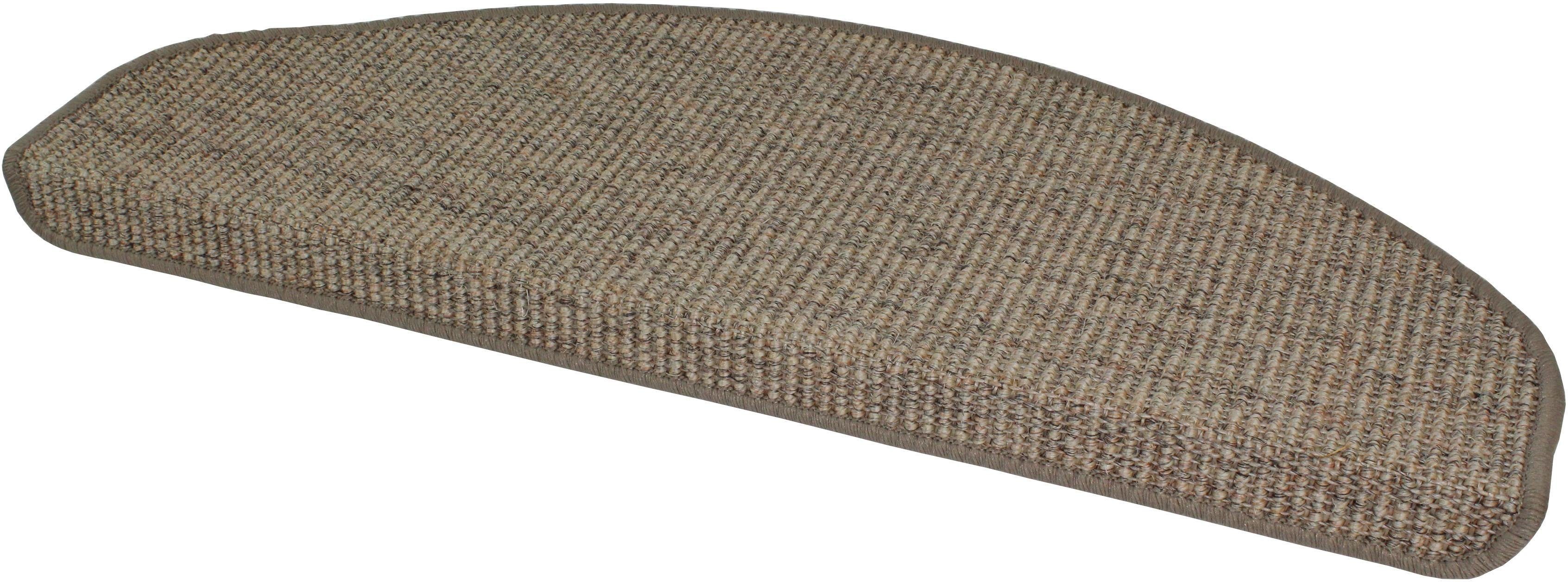 Stufenmatte Mara S2, Dekowe, halbrund, Höhe: 5 mm, 100% Sisal, große Farbauswahl, auch als Set mit 15 Stück erhältlich