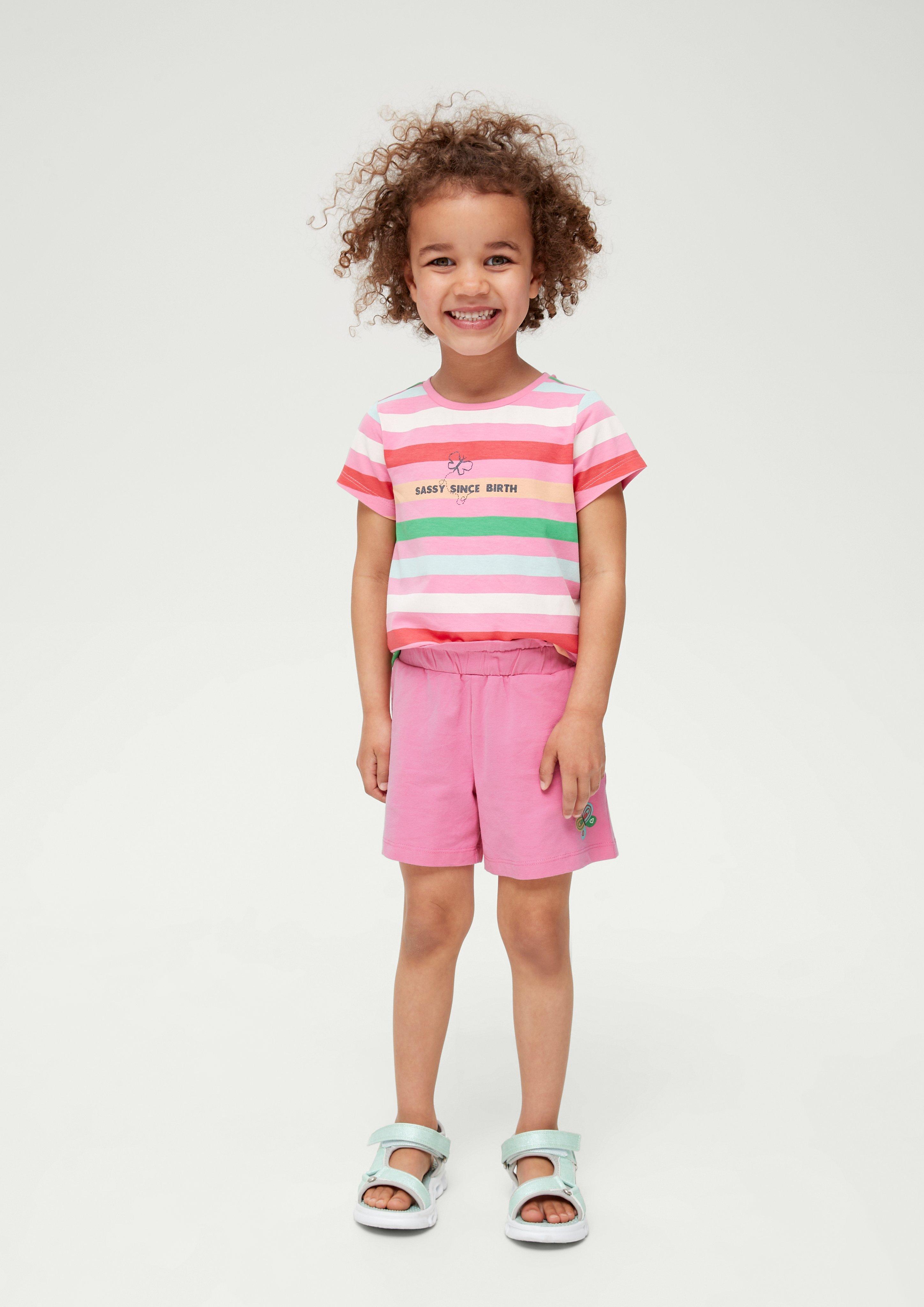 Shorts aus Baumwollstretch  2130434-4419