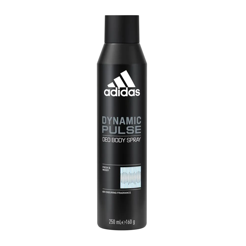Adidas dezodorans u spreju za tijelo Dynamic Pulse za muškarce, 250 ml