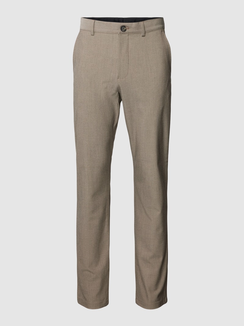 Chino mit Eingrifftaschen Modell 'ROBERT' in beige