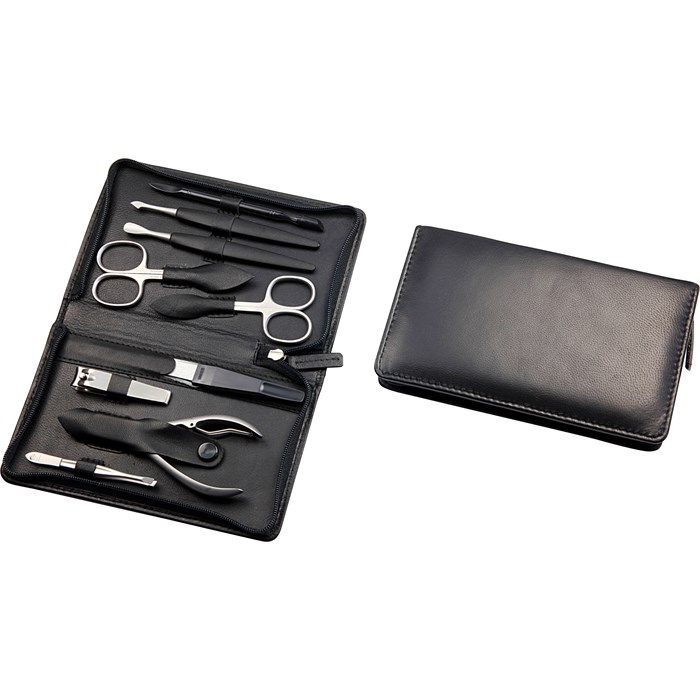 Manicure-Etui, Nappa-Vollrindleder