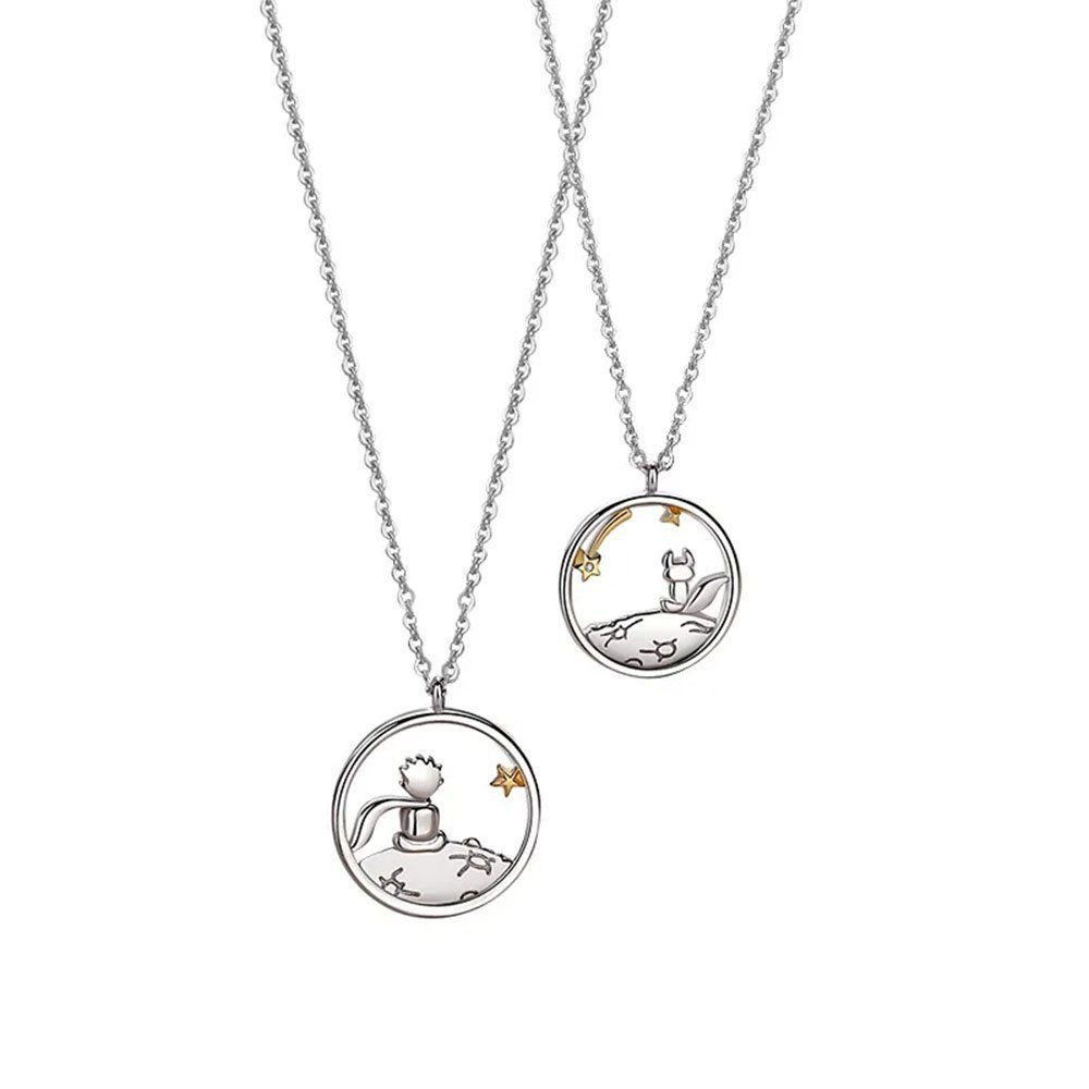 LENBEST Anhänger Fashion Little Prince und Little Fox Anhänger (2 Stück), 2-tlg.