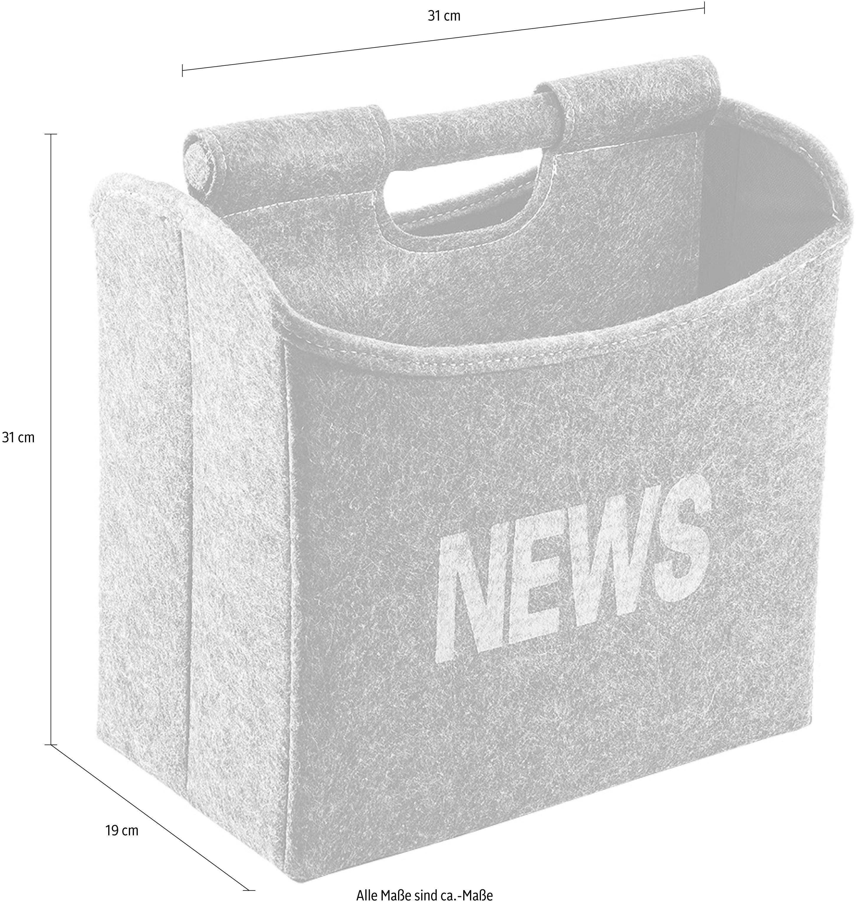 locker Zeitungsständer NEWS, faltbar
