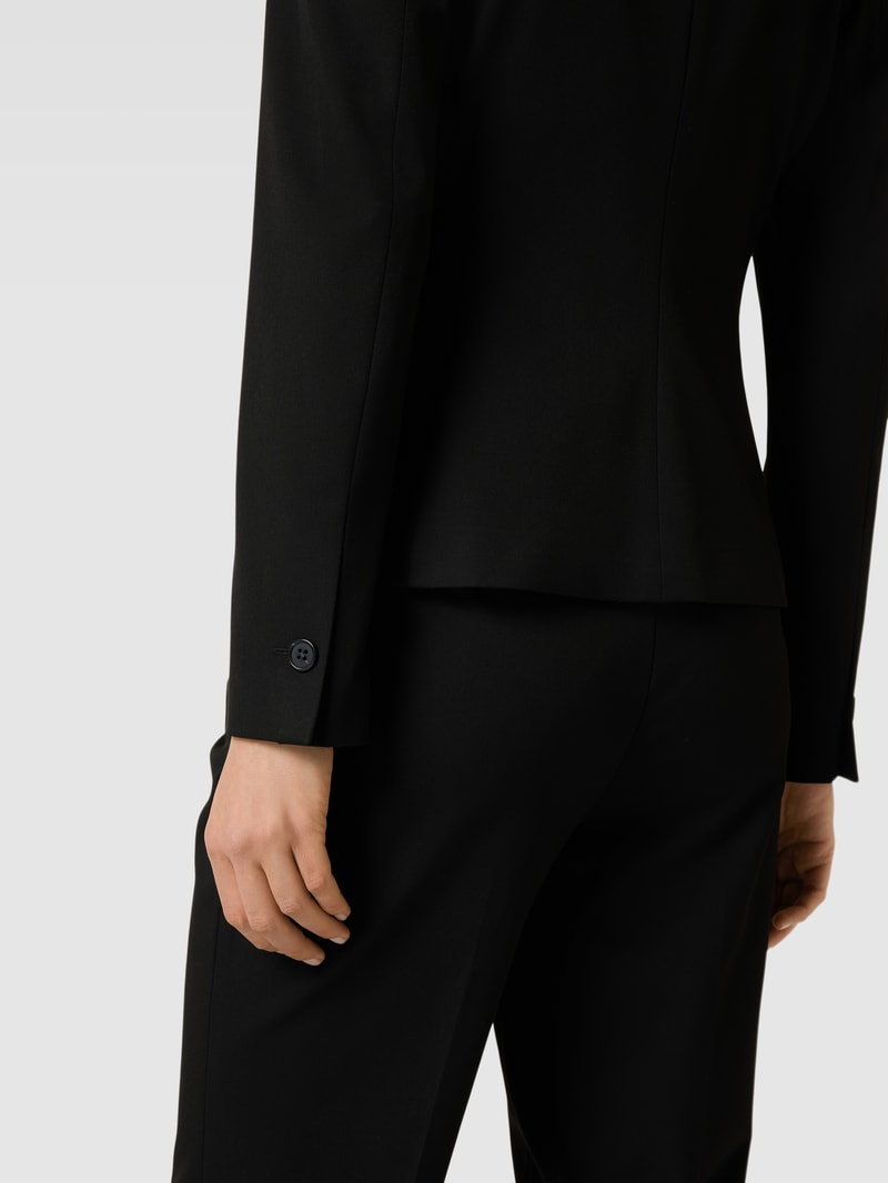 Blazer mit Paspeltaschen in schwarz