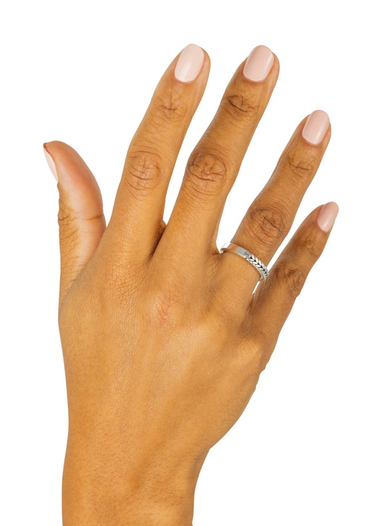 Buddha to Buddha Barbara Mini Dual ring in silver