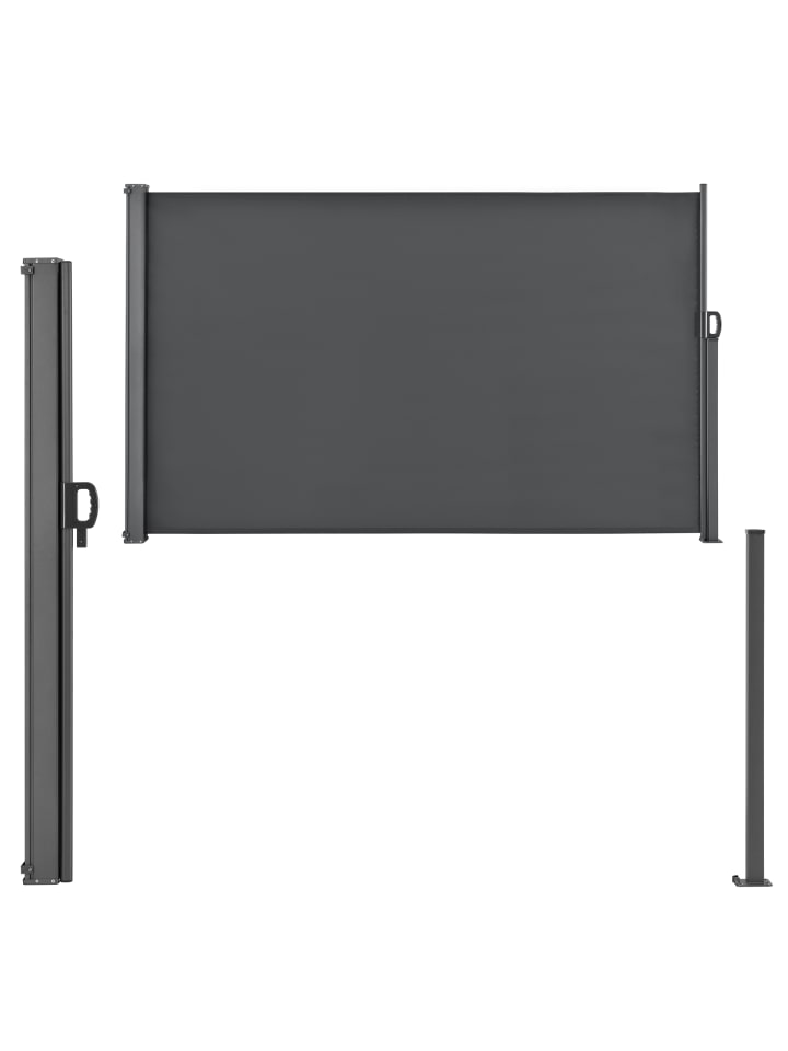 pro.tec Seitenmarkise Mulhacén in Grau (H)160cm günstig kaufen onesize
