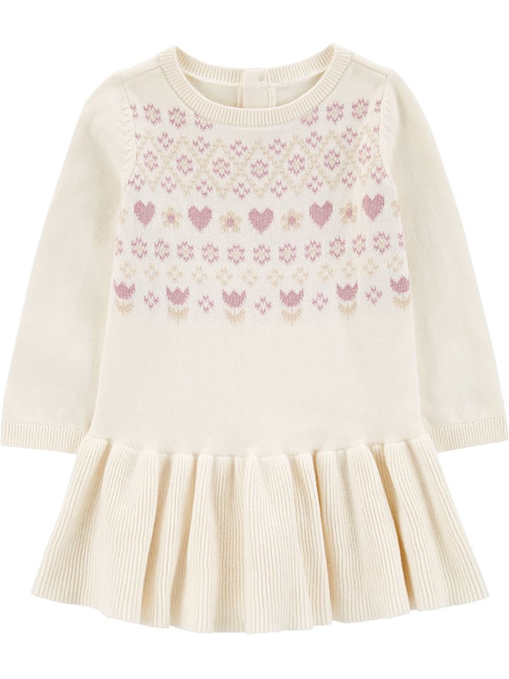 carter's Strickkleid in Creme günstig kaufen