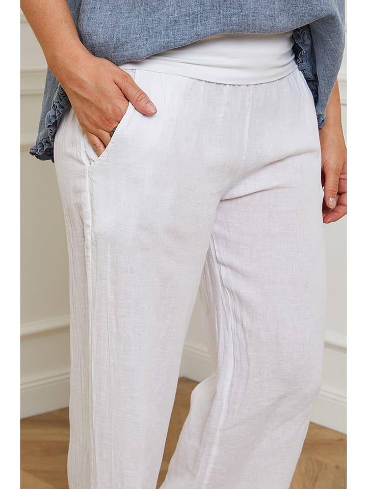 Curvy Lady Leinen-Hose 