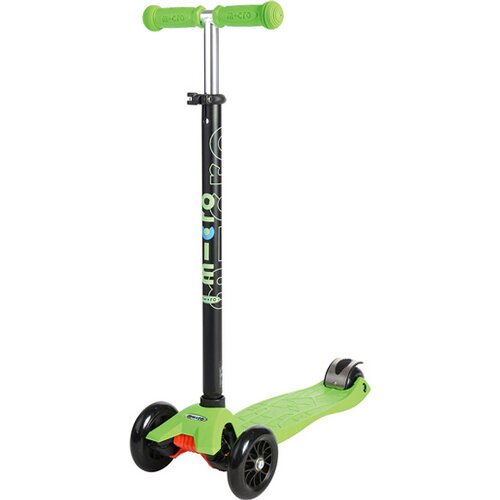 KINDER SCOOTER/KICKBOARD MAXI MICRO LEMON GREEN T-LENKER
