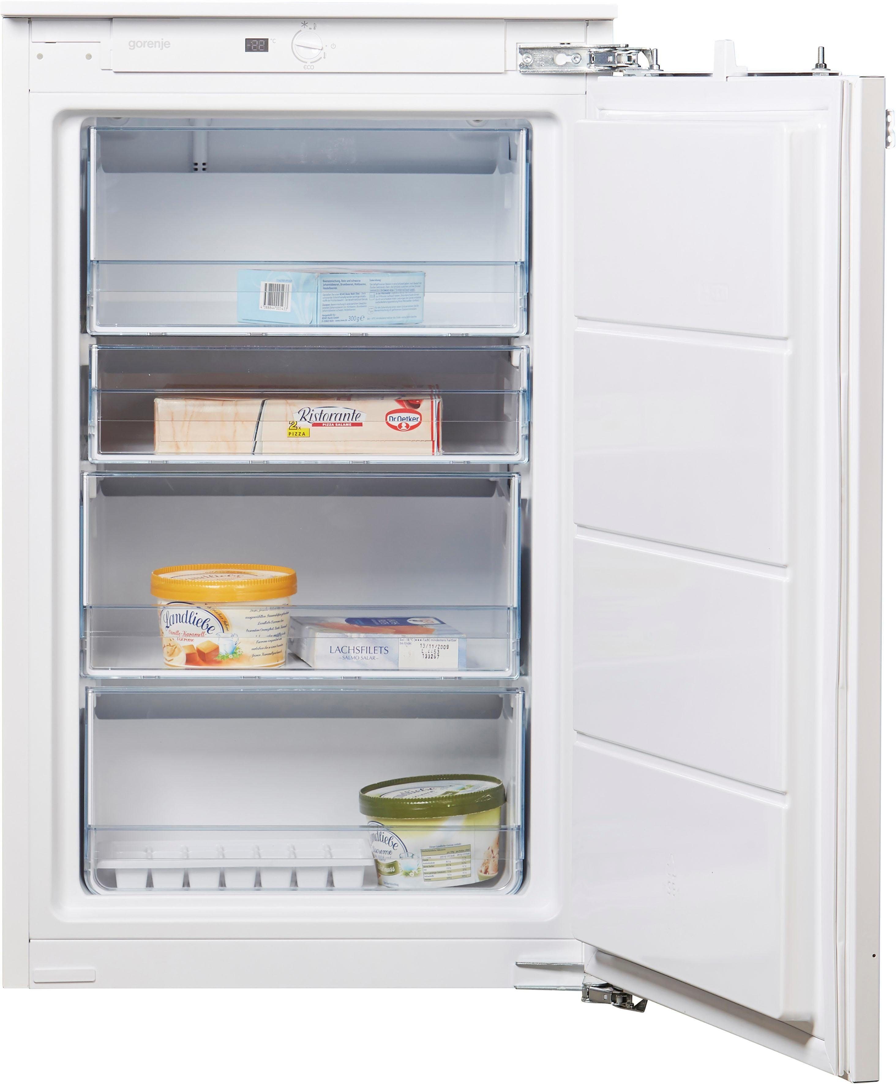 GORENJE Einbaugefrierschrank FI2092E1, 87,5 cm hoch, 54 cm breit