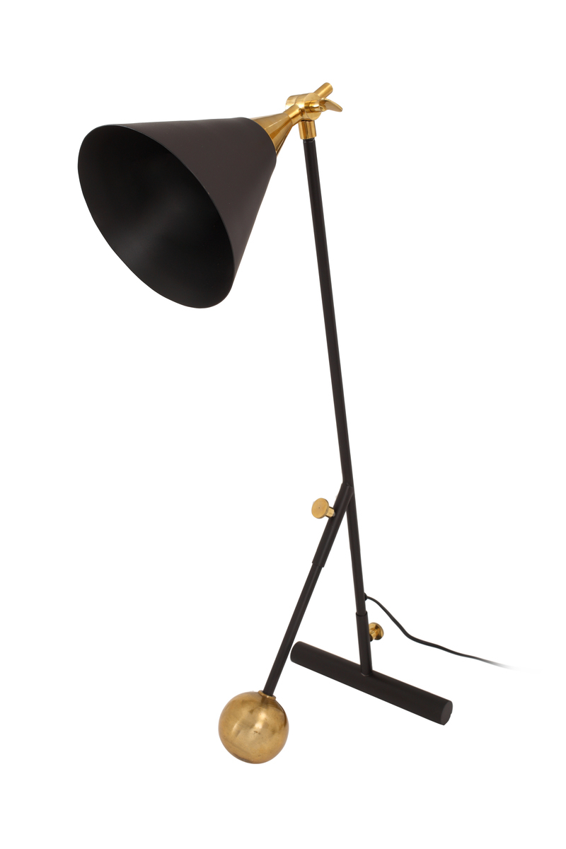 Kayoom Tischlampe Celeste 225 Schwarz / Gold