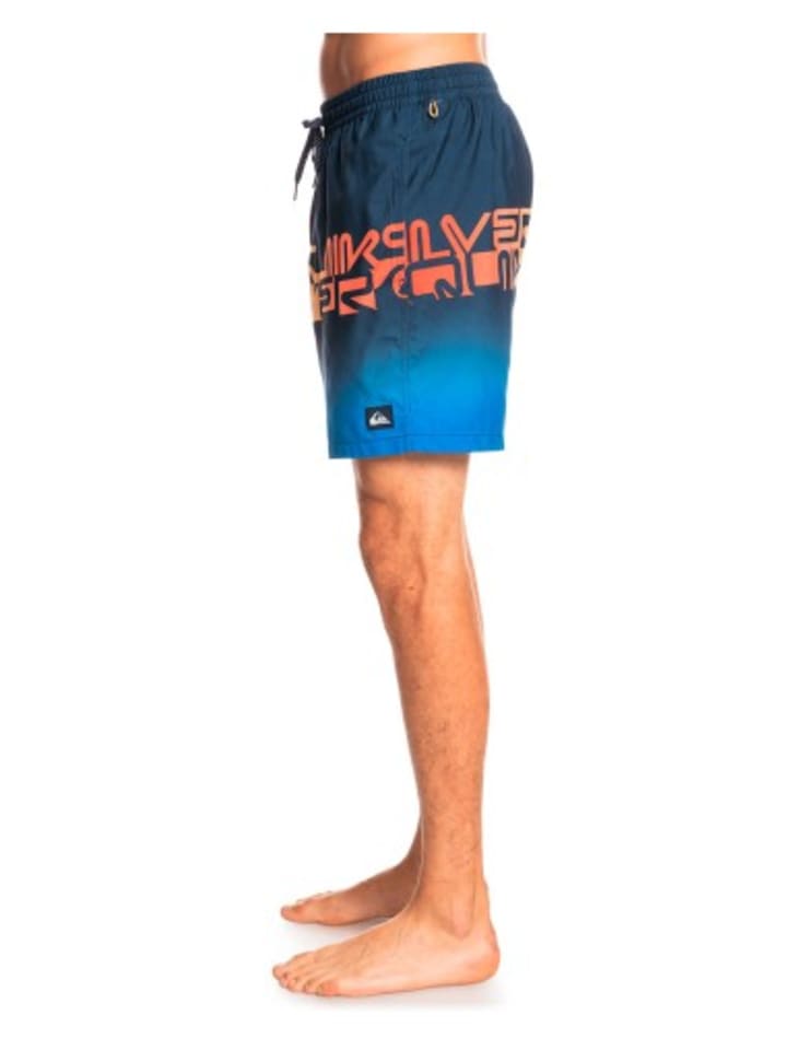 Quicksilver Wordblock Volley 17 Badeshorts in Blau günstig kaufen