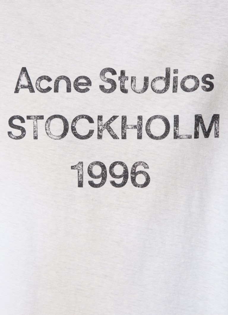 Tricou cu mânecă lungă de la Acne Studios și logo imprimat