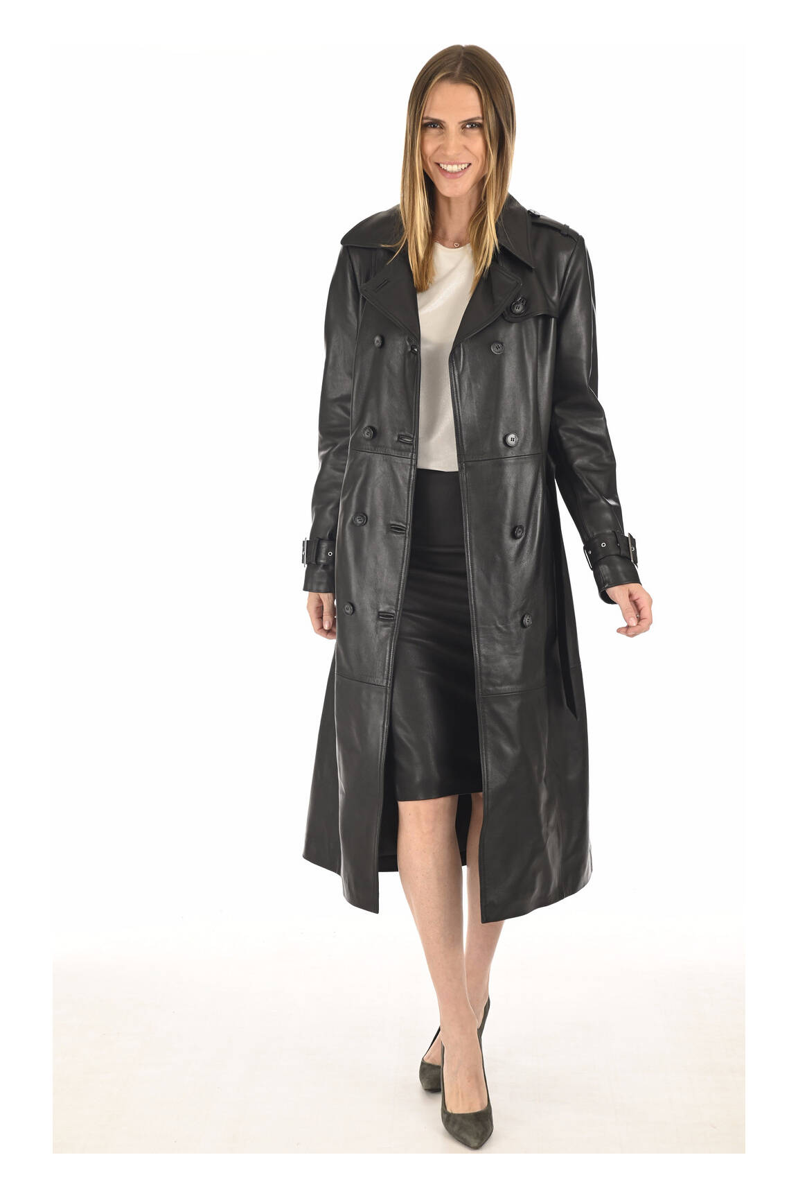 La Canadienne Manteaux Longs Femme couleur noir