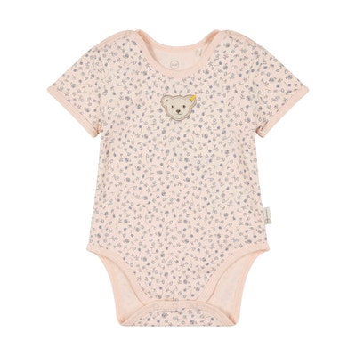 Body kurzarm, rosa für Mädchen