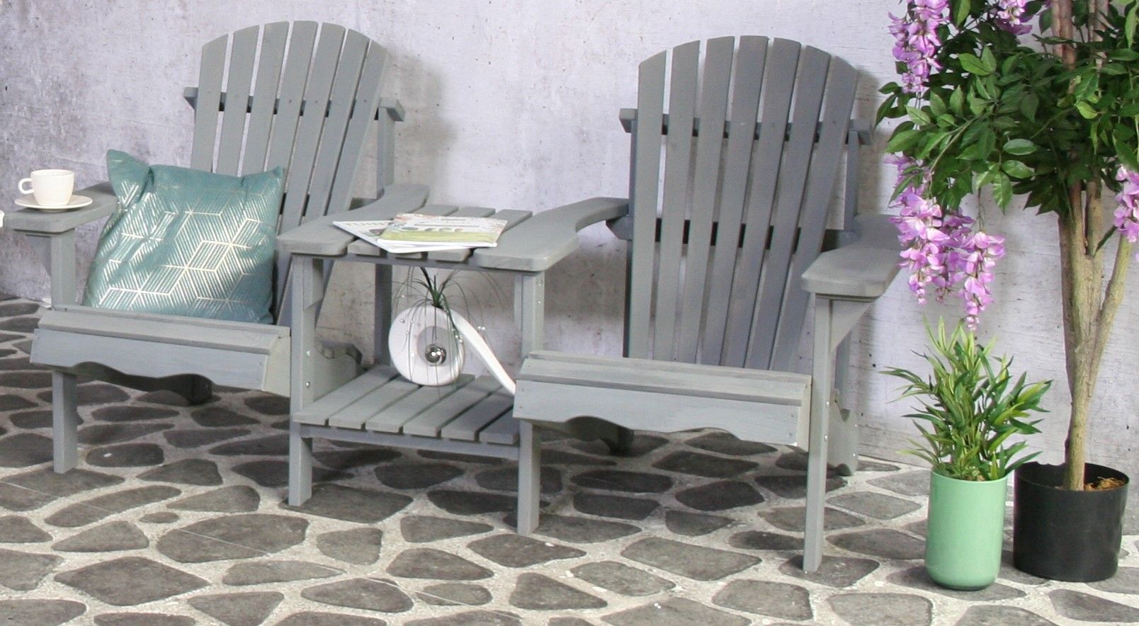 SenS-Line Adirondack Duo Gartensofa