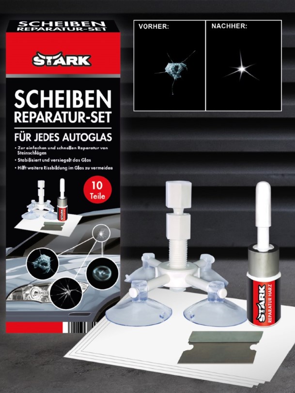 Stark Scheibenreparatur-Set 10tlg.