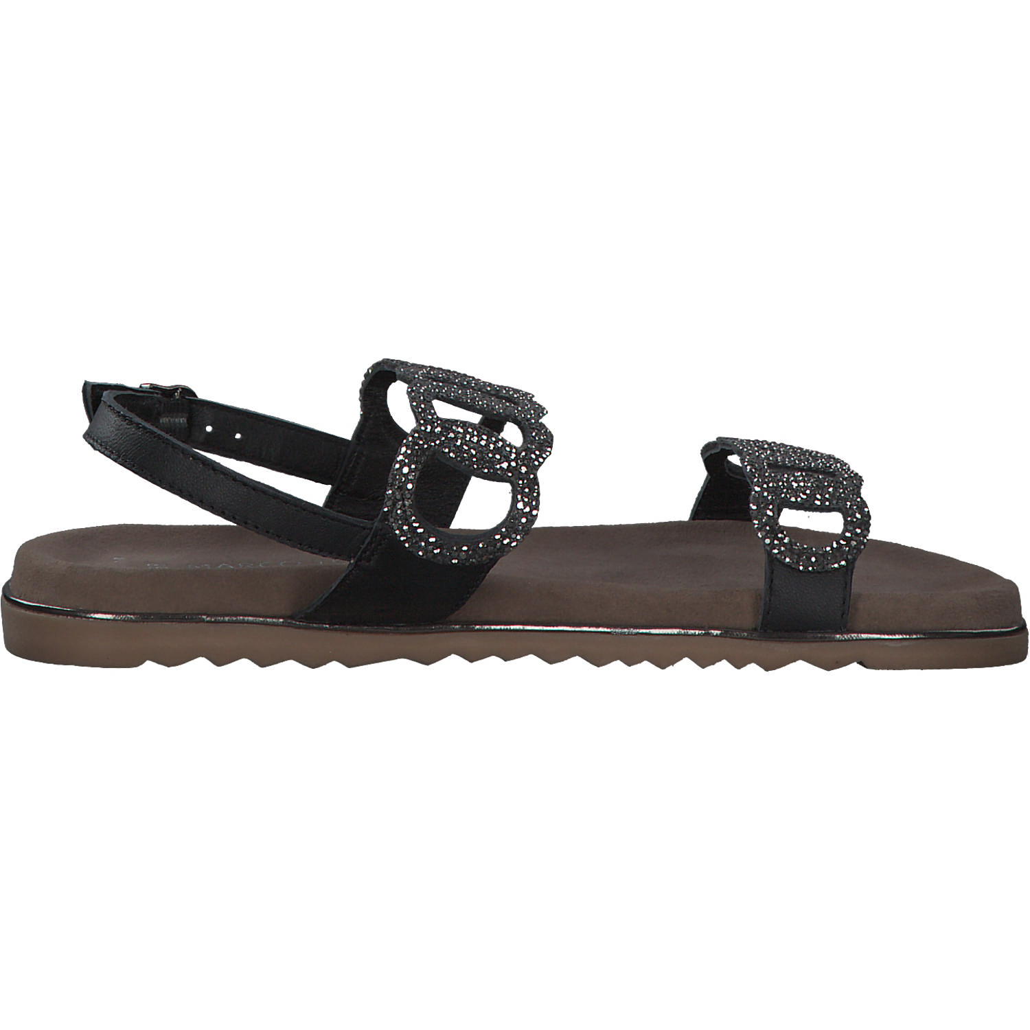 Marco Tozzi 28121, Klassische Sandalen, Damen, Schwarz