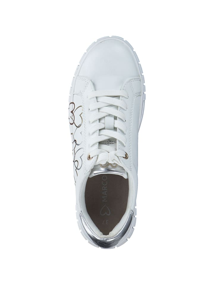 Marco Tozzi Schnürschuhe in WHITE/GOLD günstig kaufen