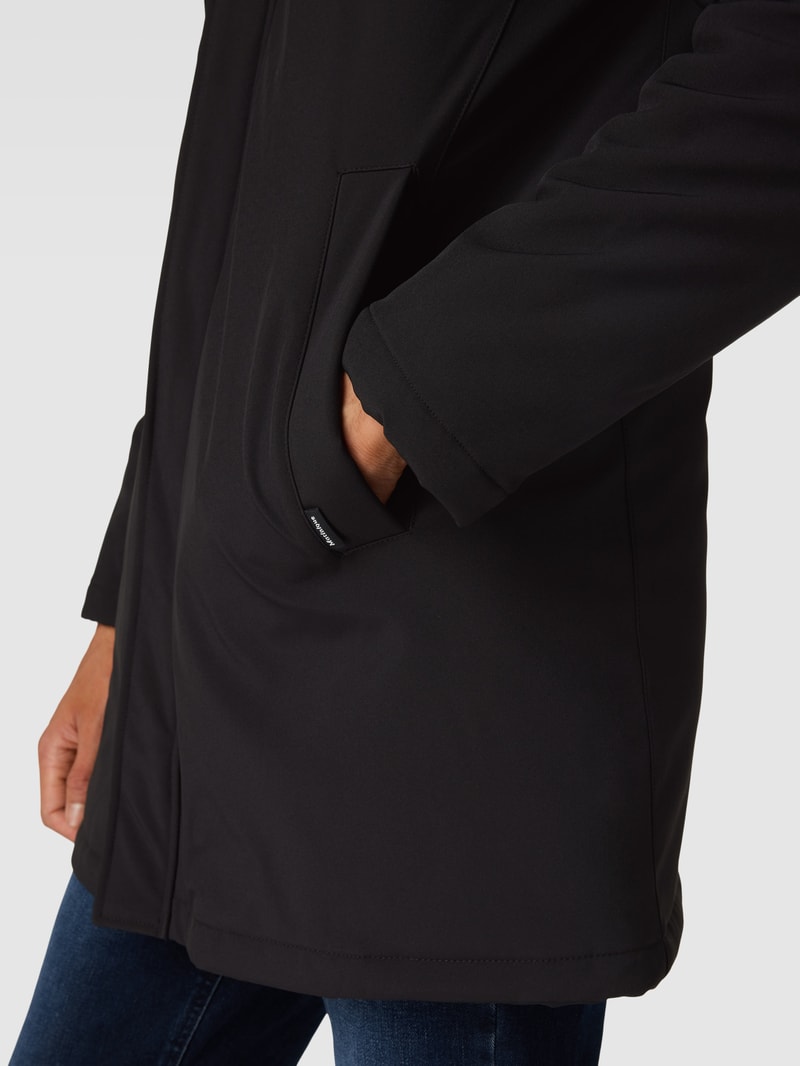 Jacke mit Stehkragen Modell 'Madeston' in schwarz
