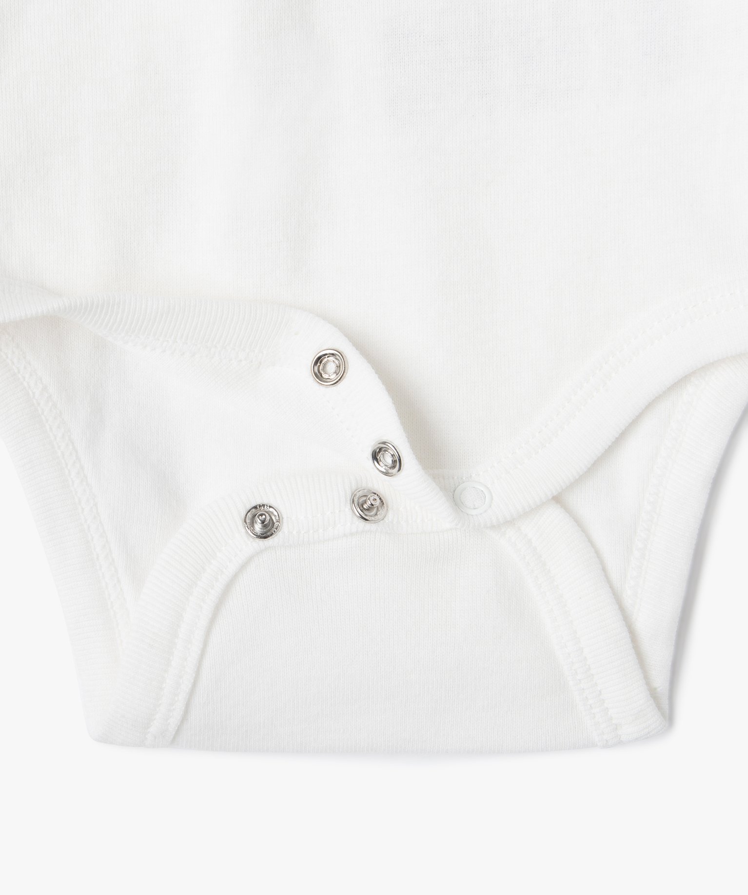 Bodies bébé à manches longues imprimé fantaisie (lot de 3) ecru | GEMO