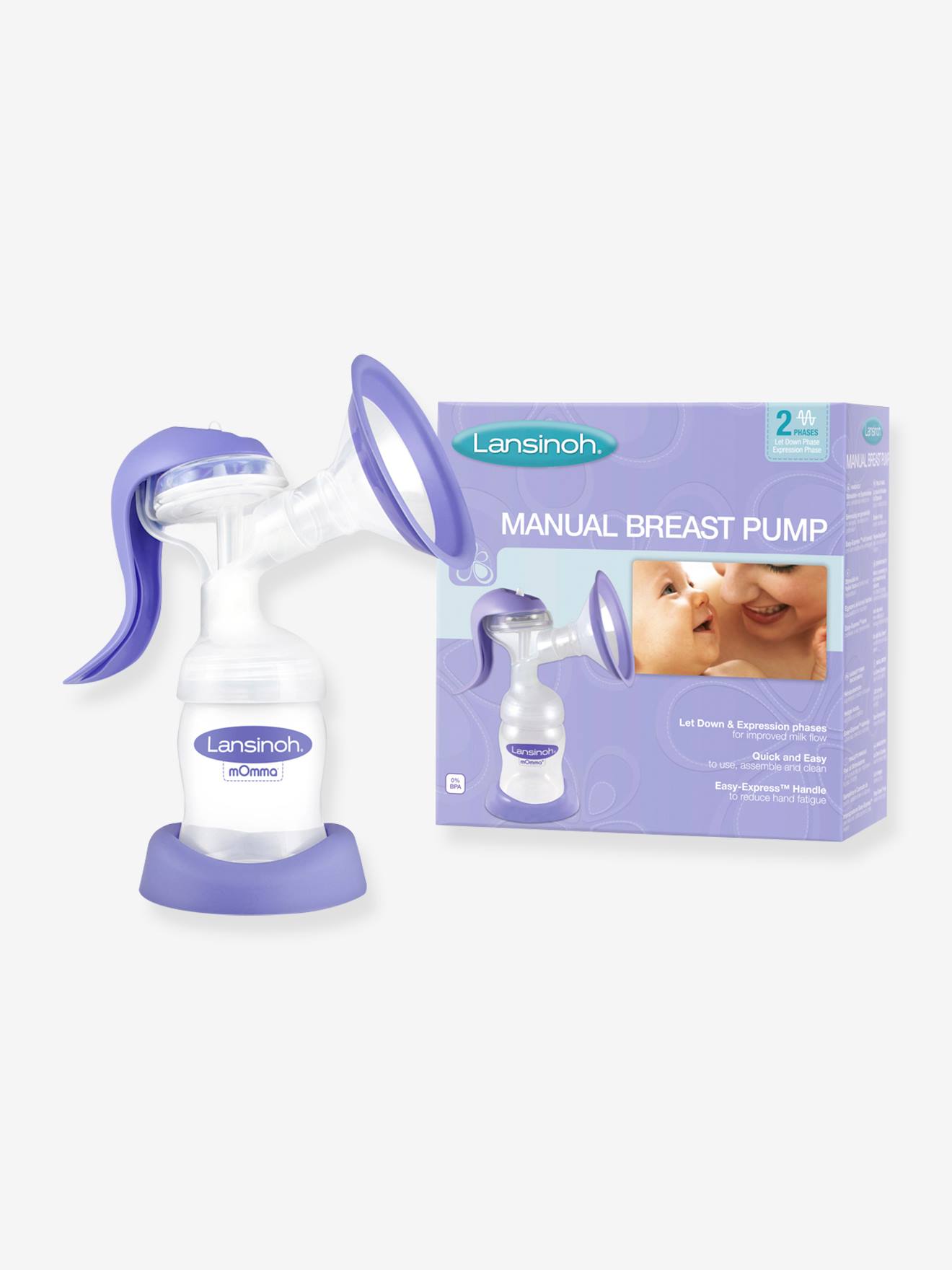 Tire-lait Manuel Natural Wave LANSINOH blanc