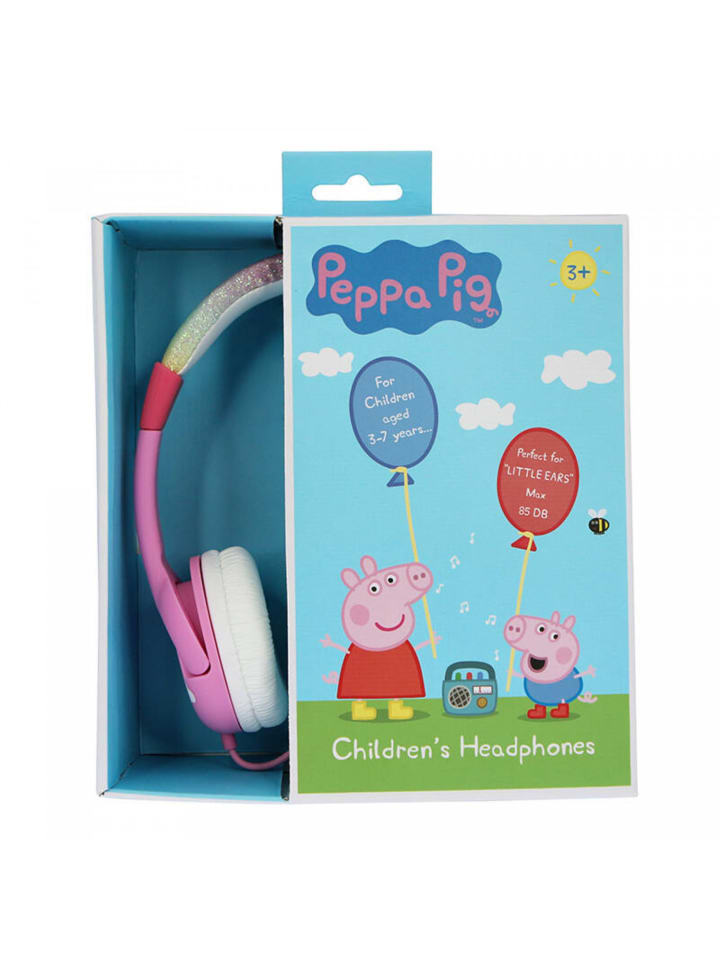 COFI 1453 Kabelgebundene Kopfhörer für Kinder Pig Peppa mit in Pink günstig kaufen onesize