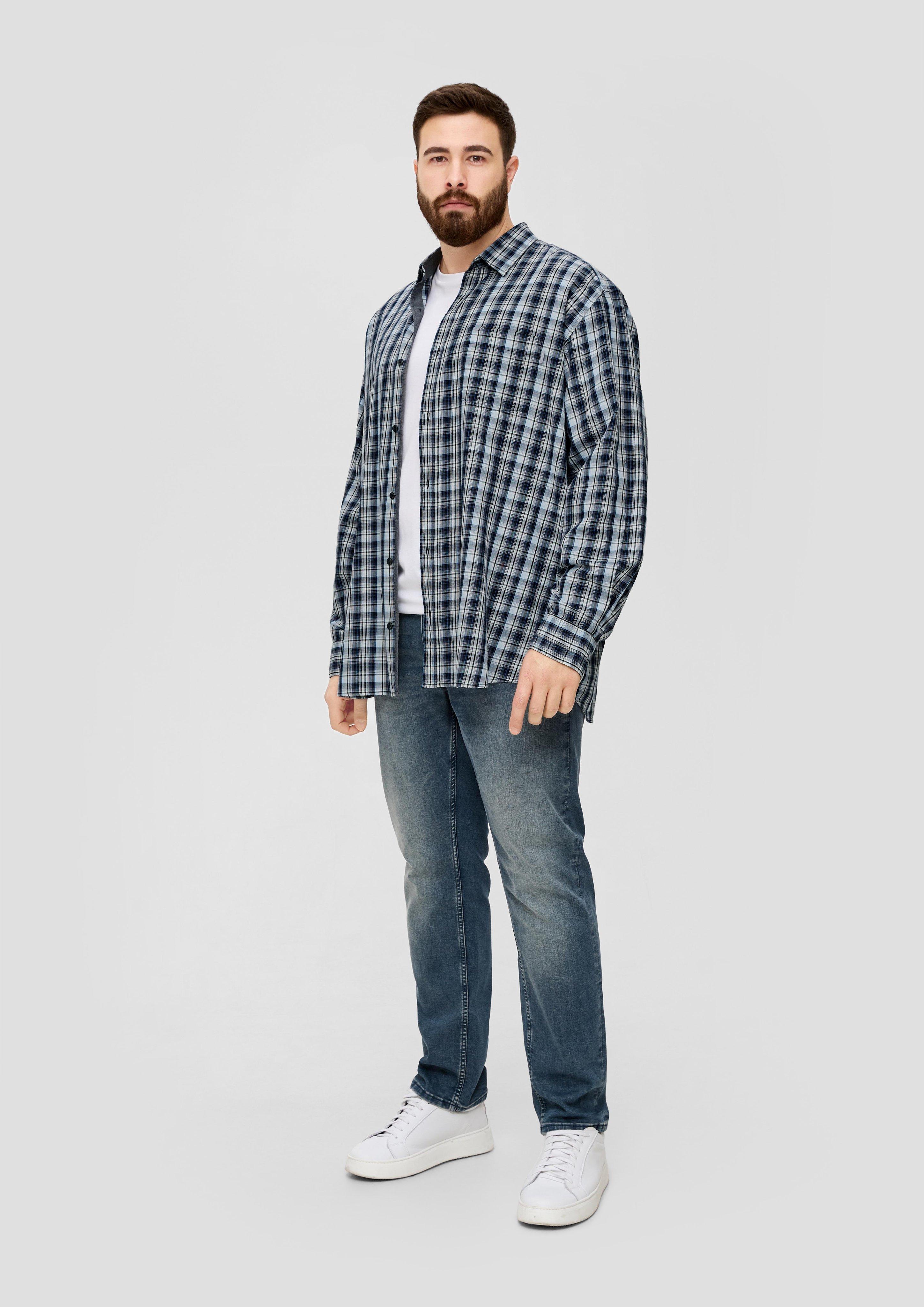 Regular: Twill-Hemd aus Lyocellmix  2143240-59N2