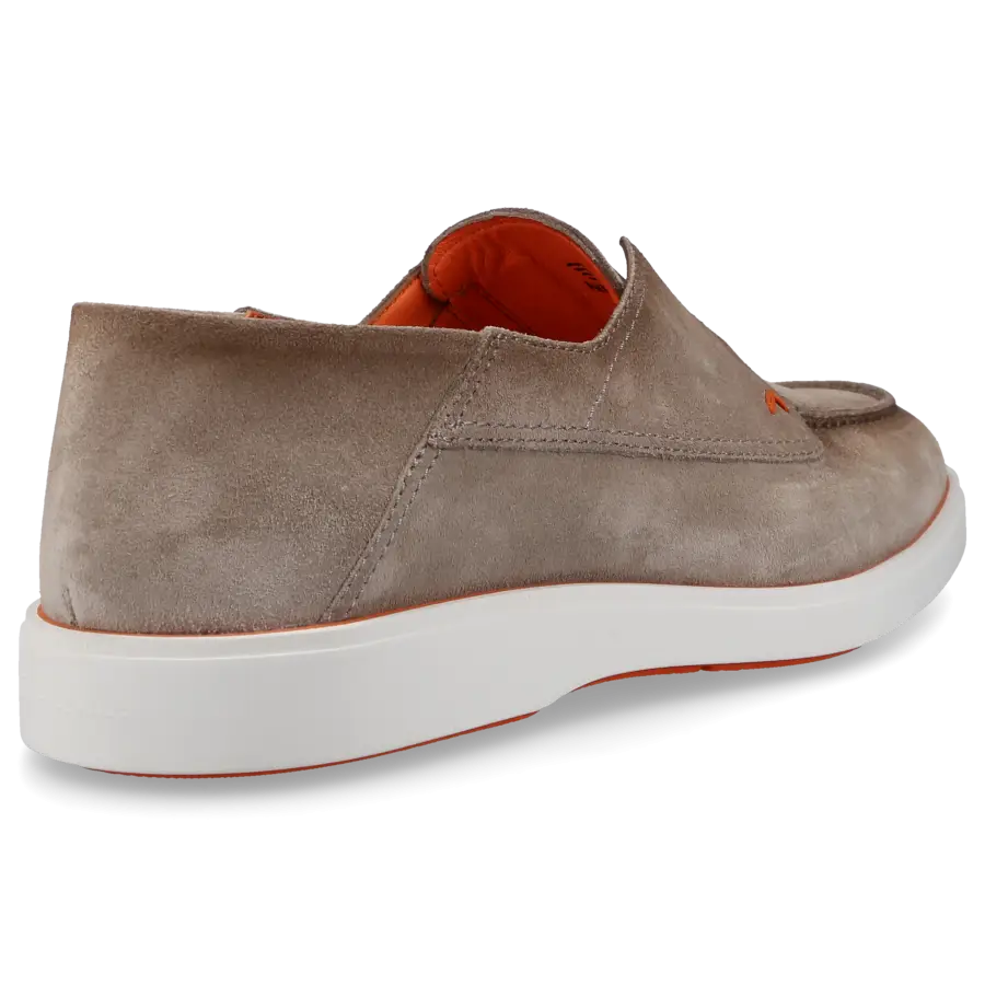Santoni - Loafer 18407 Veloursleder - beige