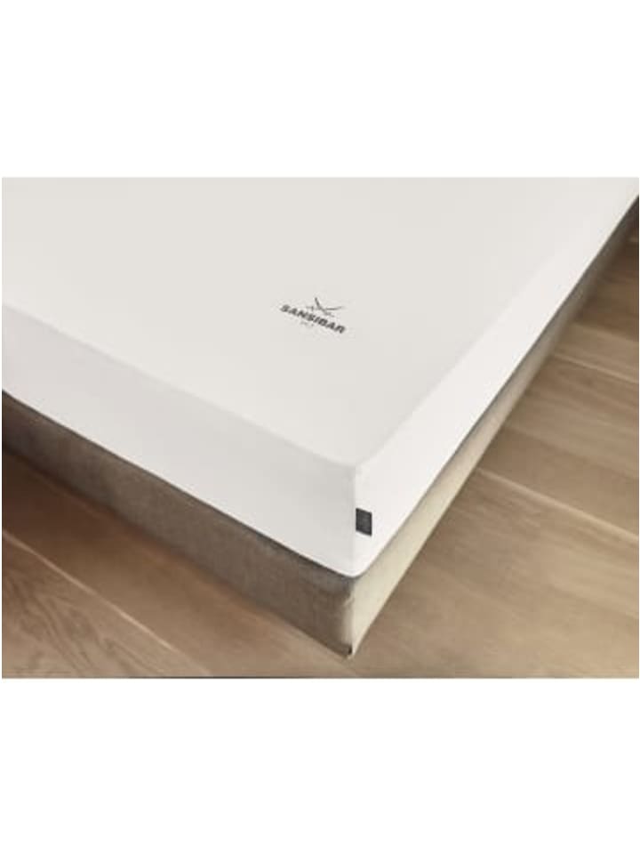 Sansibar Topper-Spannbettlaken in Offwhite günstig kaufen