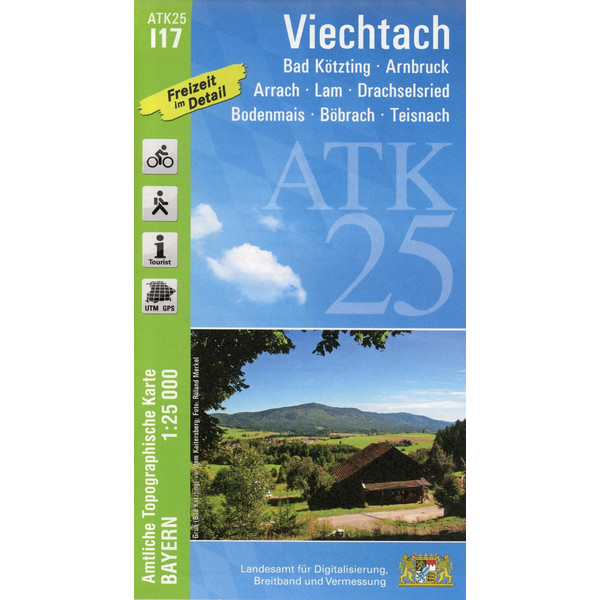 Viechtach 1 : 25 000 - Wanderkarte