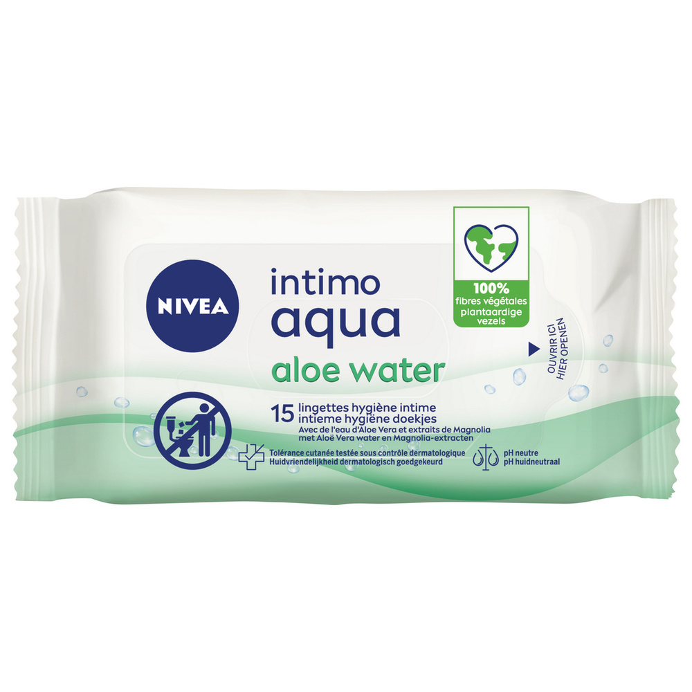 nivea Lingettes Intime Aloe Vera Toilette intime