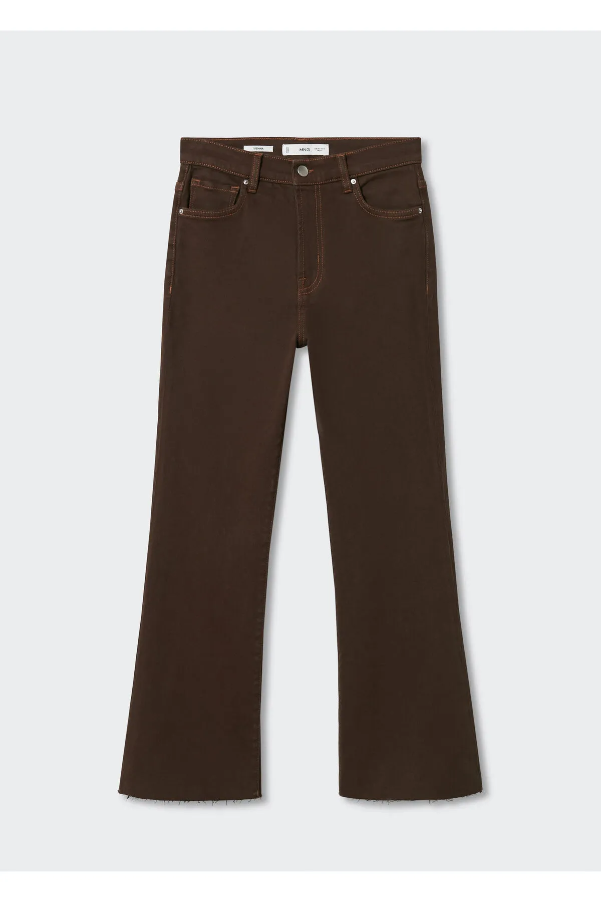 MANGO  Braune Damenjeans 37045134
