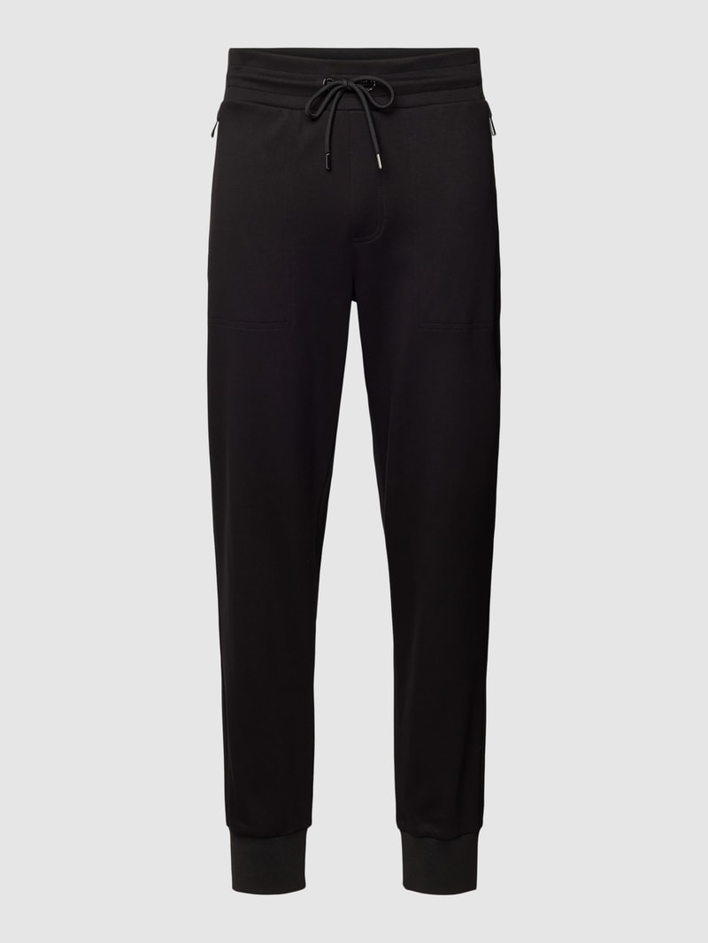 Sweatpants mit Eingrifftaschen Modell 'Lamont' in schwarz