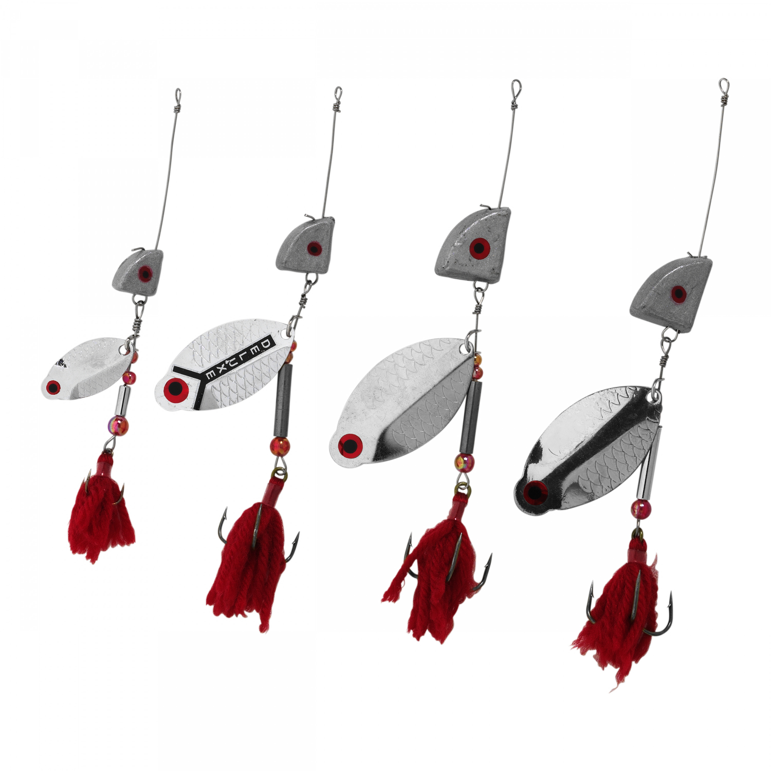 Perca Original Bleikopf Spinner Set (silber)
