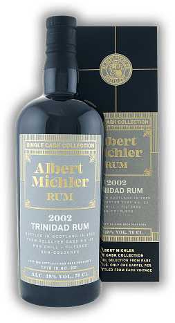 Albert Michler Single Cask Trinidad 18 Years 2002/2020 48% Albert Michler Single Cask Trinidad 18 Years 2002/2020 48% Aus der stark limitierten Single Cask Edition 2021. Alter 02/20 - 0,7	 Liter - Vol 48%