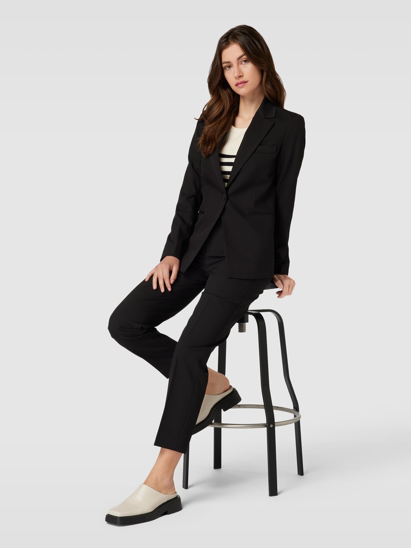 Blazer mit Reverskragen Modell 'BOREAL' in schwarz