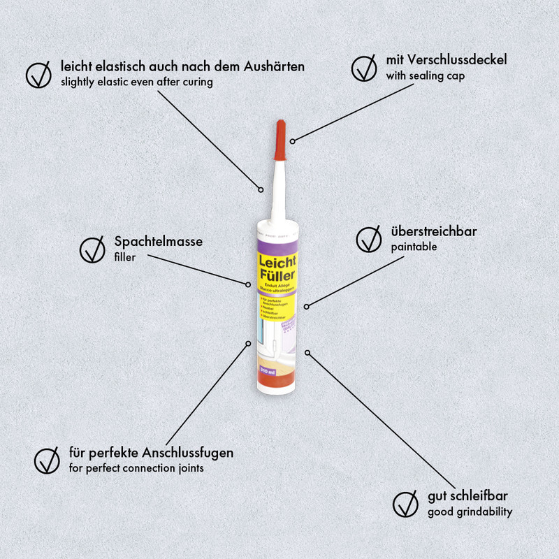 AS Creation A.S. Création Leichtfüller 310ml Spachtelmasse
