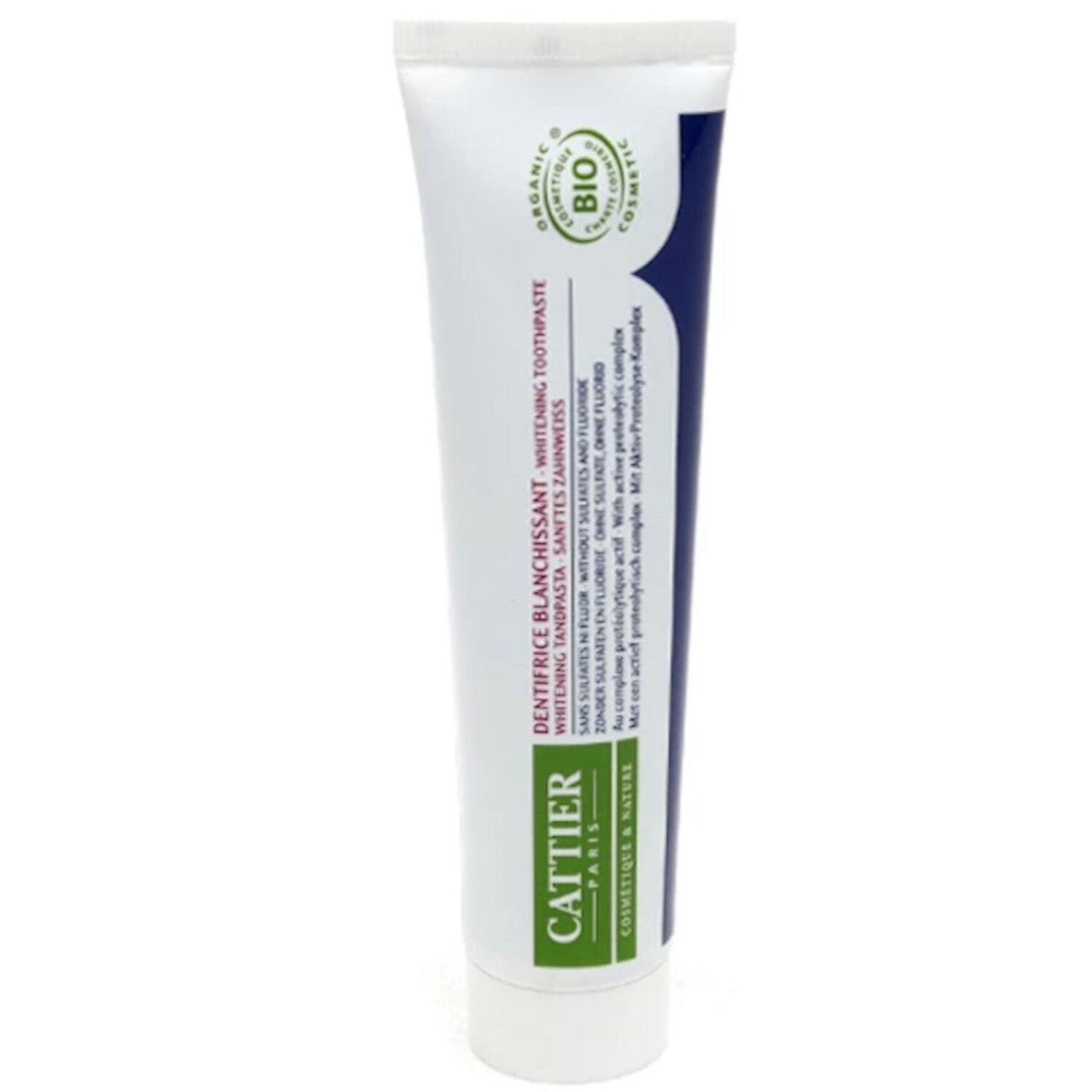 Cattier Eridène Dentifrice Blanchissant Sans Sulfates & Fluor 75 ml