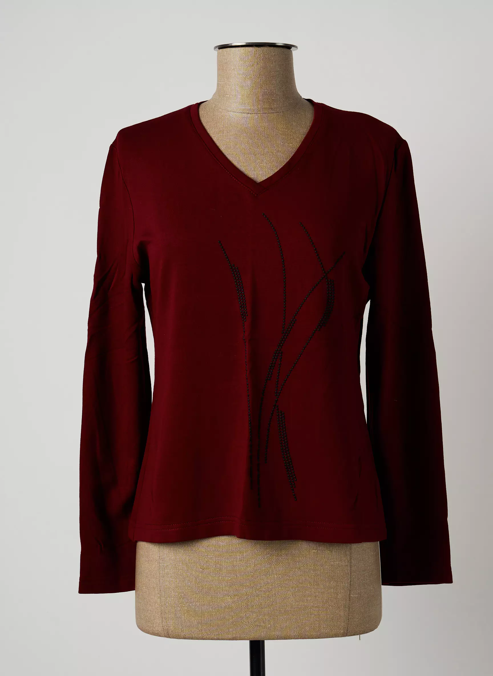 Griffon Tshirts Femme couleur rouge