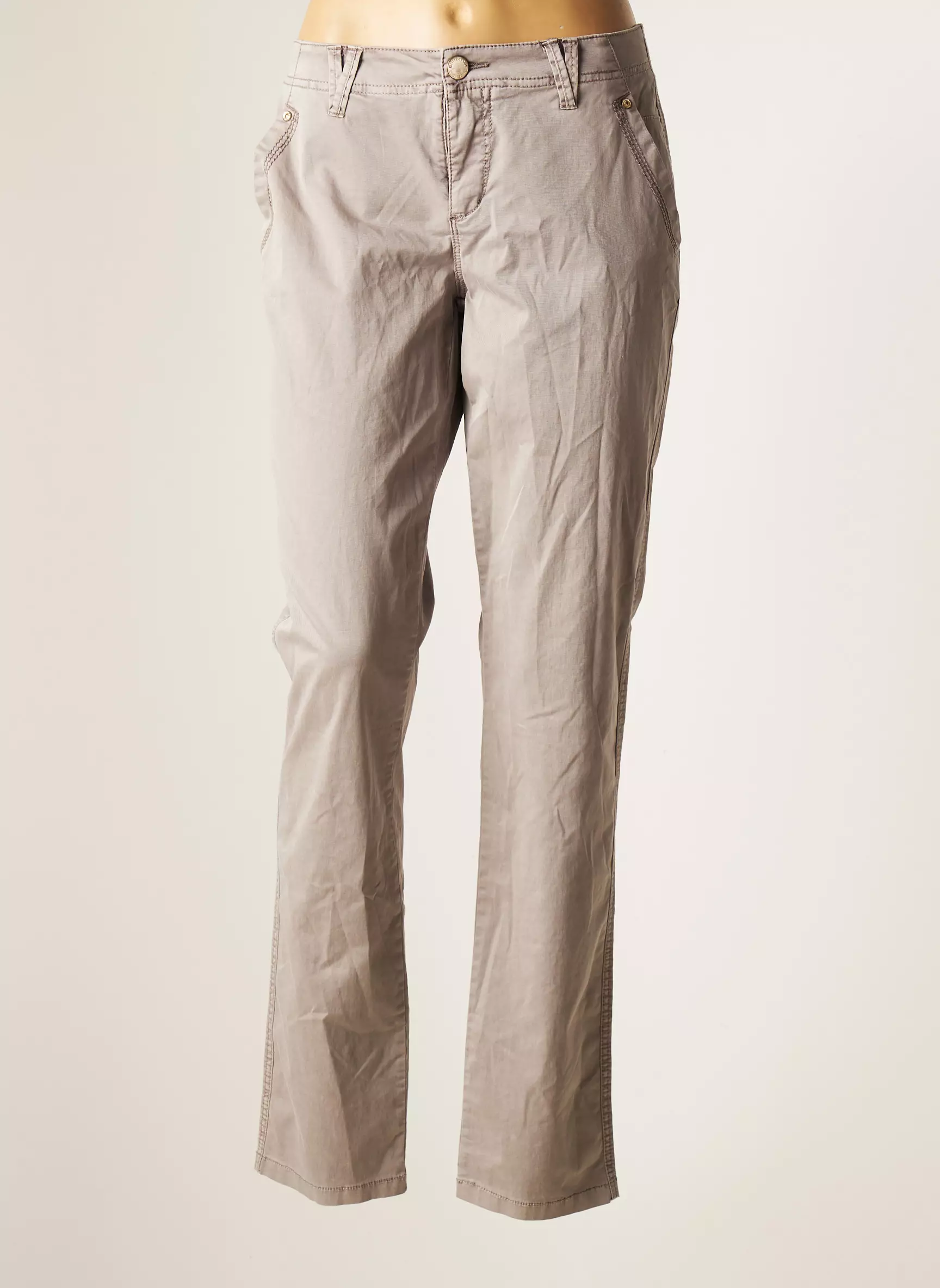 Street One Pantalons Chino Femme couleur gris