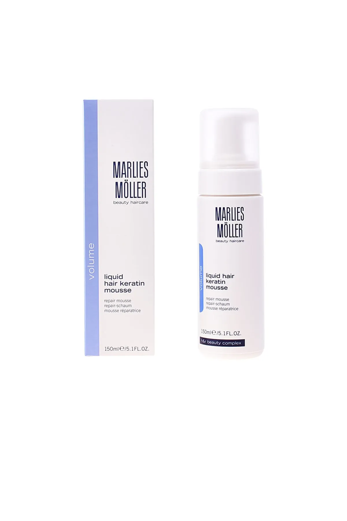 Marlies Möller  Volumen Flüssiges Haar Keratin Mousse Marlies Möller 150 ml