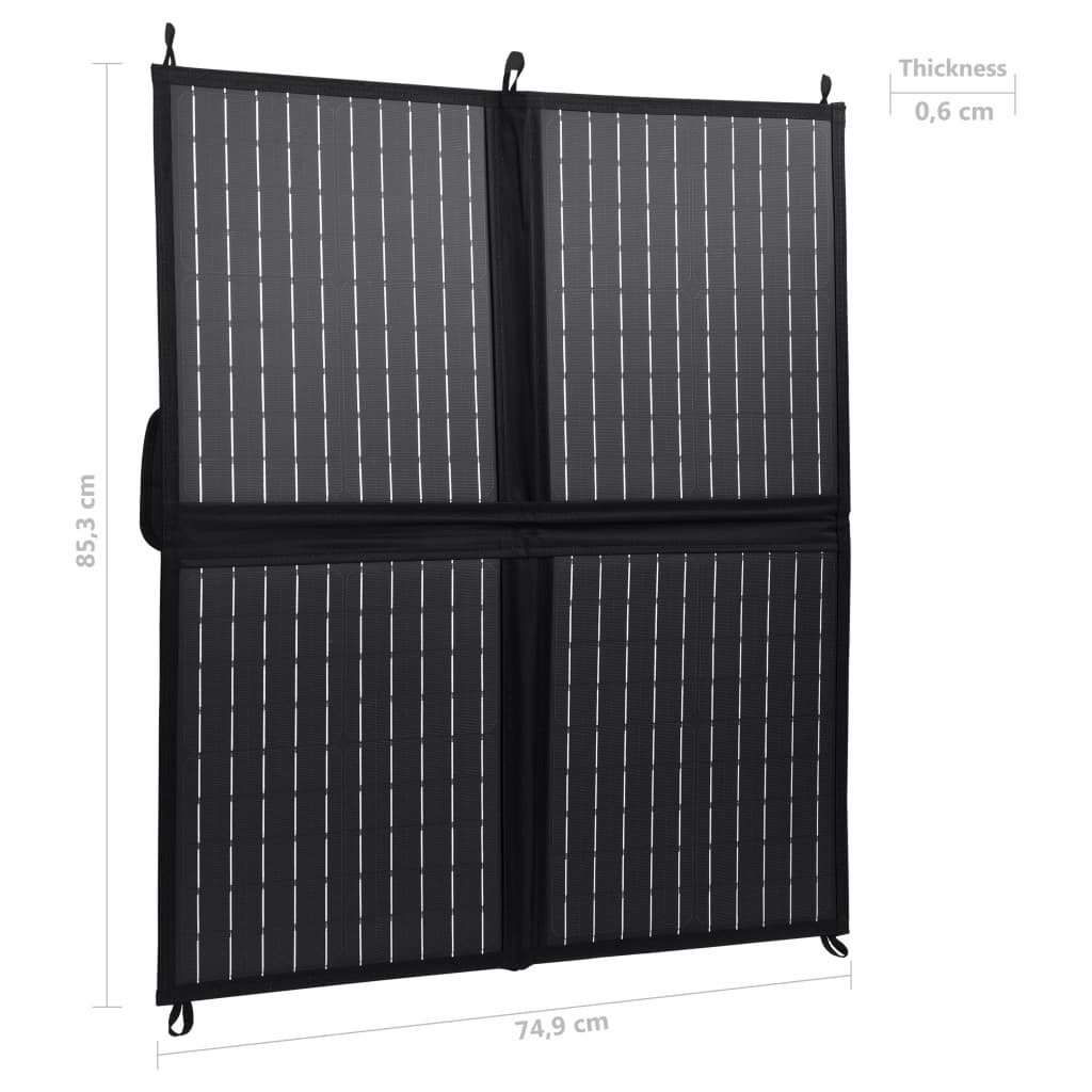 vidaXL Solarmodul Solarmodul Faltbar 80 W 12 V